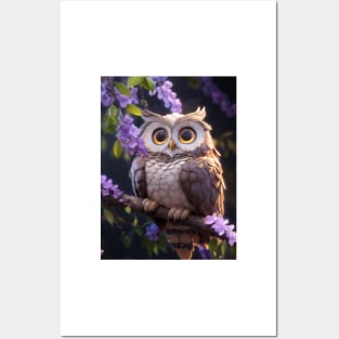 Cute Owl Posters and Art